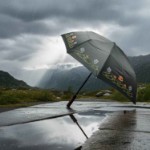 Bunadsparaply sort, Graffer - 07010005320