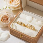 Gifteringer i gult gull 14 kt, 4.5 mm. GERSTNER -20916