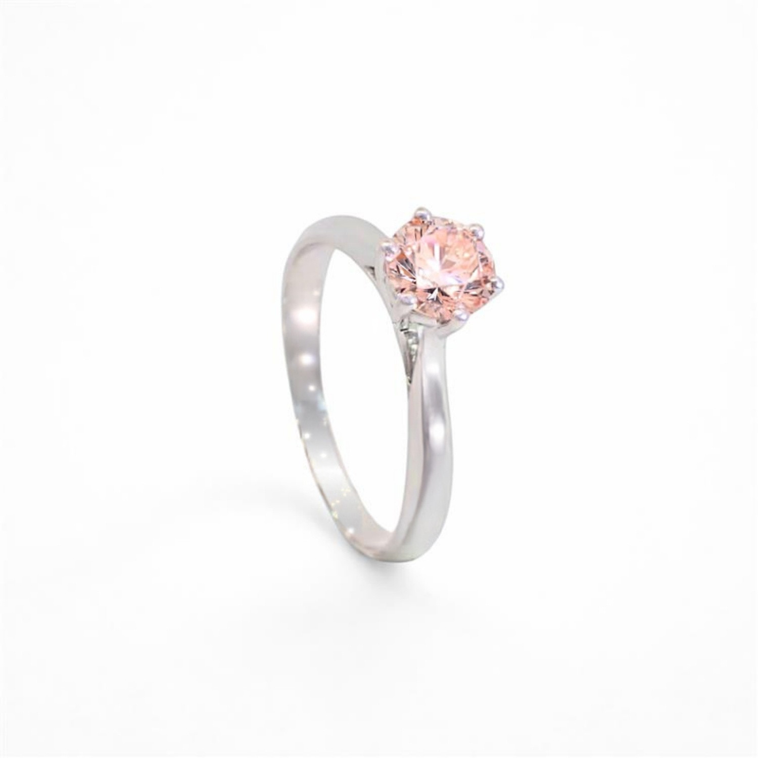 Forlovelesring med rosa Lab Grown diamant 0,70ct VS1. Leticia - 2510041222LG