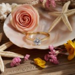 Forlovelsesring Margrete med Oval Lab Grown diamant i 0,40 ct og River (D) -VS1 - LAB1611640RVGU