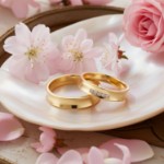 Gifteringer i gult gull 14 kt, 4.5 mm. GERSTNER - 20082