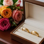 Gifteringer i gult gull 14 kt, 5 mm. GERSTNER - 20991