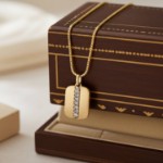 Diamantsmykke i gull 14kt med 0,095ct H/SI - BUR234400