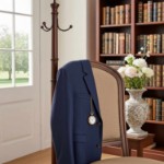 Bonett lommeur double quartz m/mønster inkl. kjede - 428DM