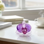 Swarovski figurer Idyllia SCS Orchid Petal - 5669354