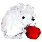 Swarovski figurer Hedgehog with Apple - 5532203