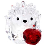 Swarovski figurer Hedgehog with Apple - 5532203