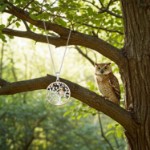 Smykke Livets tre med ugle i forgylt sølv - 3009142