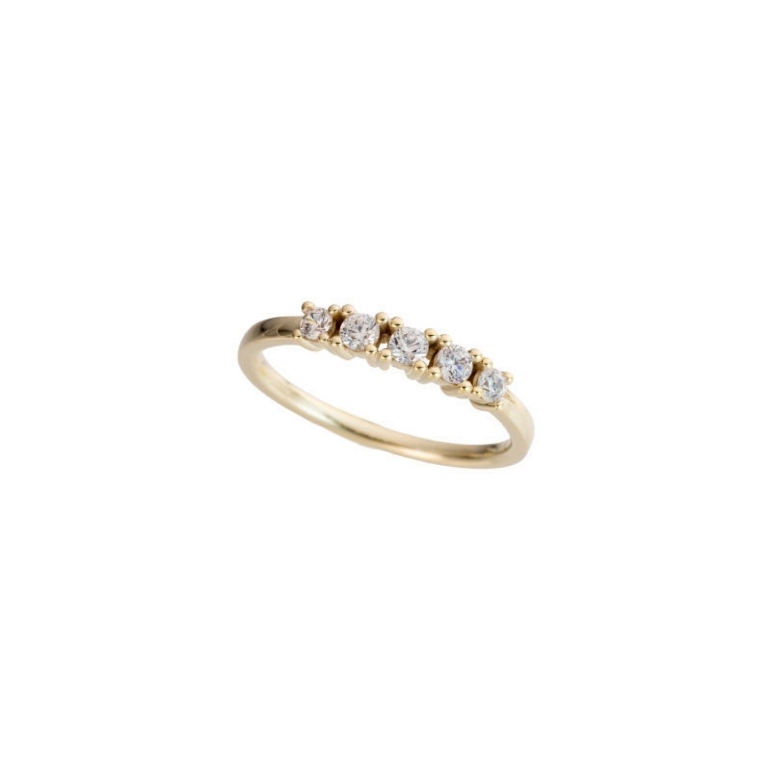 Forlovelsesring i gult gull med Lab Grown diamanter 0,32ct TW-VS - Bur5Z0033