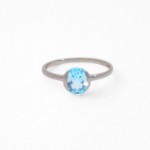 Gullring 14 kt med topas - Bur620385hvt