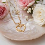 Gullhjerte i 14kt gull - Bur310555