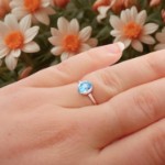 Gullring 14 kt med topas - Bur620385hvt