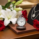 Bonett lommeur antikk lokomotiv inkl. kjede - 445