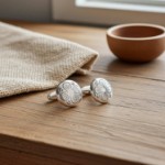 Mansjettknapper, oksidert - 074100