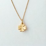 Smykke Kløver i 14kt gull - Bur310649