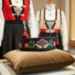 Hårbøyle til bunad Lundeby sort - 08014037