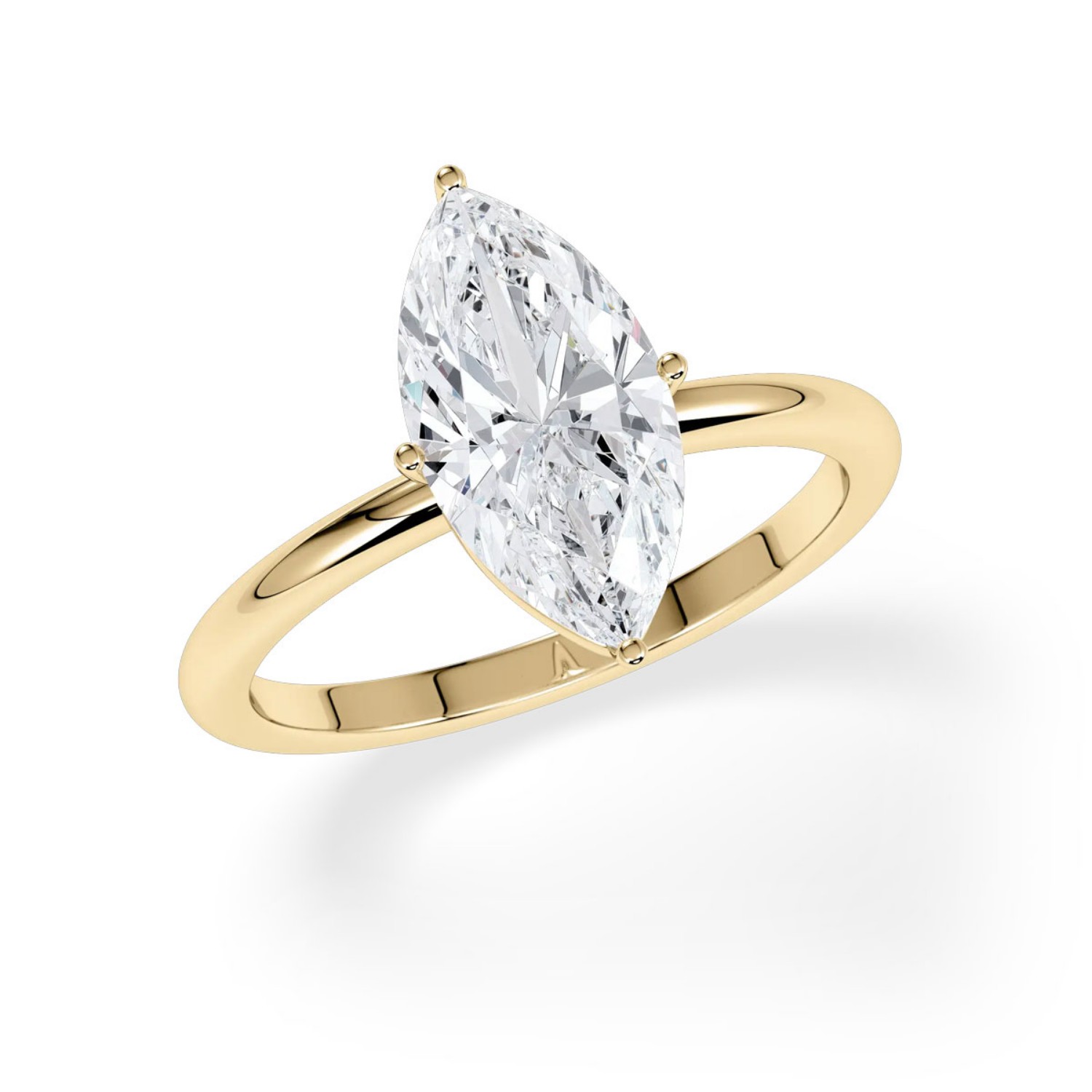 Forlovelsesring Marquise med Lab Grown diamant i 2.00 ct og River (D) - VS1- ru-mar-200gg