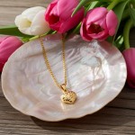 Smykke Hjerte i gult gull 14 kt - 52808