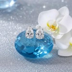 Diamantøredobber Dråpe med Lab Grown diamanter i 1.00 ct (0,50x2) og River (D) - VS1 - ru-dråpe-100