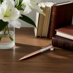 Swarovski Crystalline ballpoint pen Swan, Rose gold tone, Rose gold-tone plated - 5479552