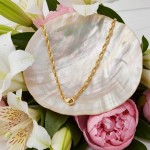 Kjede Singapore i gult gull, 2,2 mm /45 cm - 18GU2245