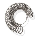 Profesjonell fingermåler størrelser 41-76, i metall.- 4470037