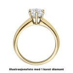 Enstens diamantring Violetta 14 kt gull med 0,30 ct TW-Si.Magic Moments -18003030