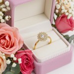 Gullring med zirkonia -BUR594056