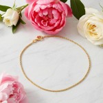 Veneziansk forgylt  kjede 38 cm / 0,9 mm -12104938