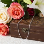 Veneziansk sølv kjede 38 cm / 0.9 mm-1210505380