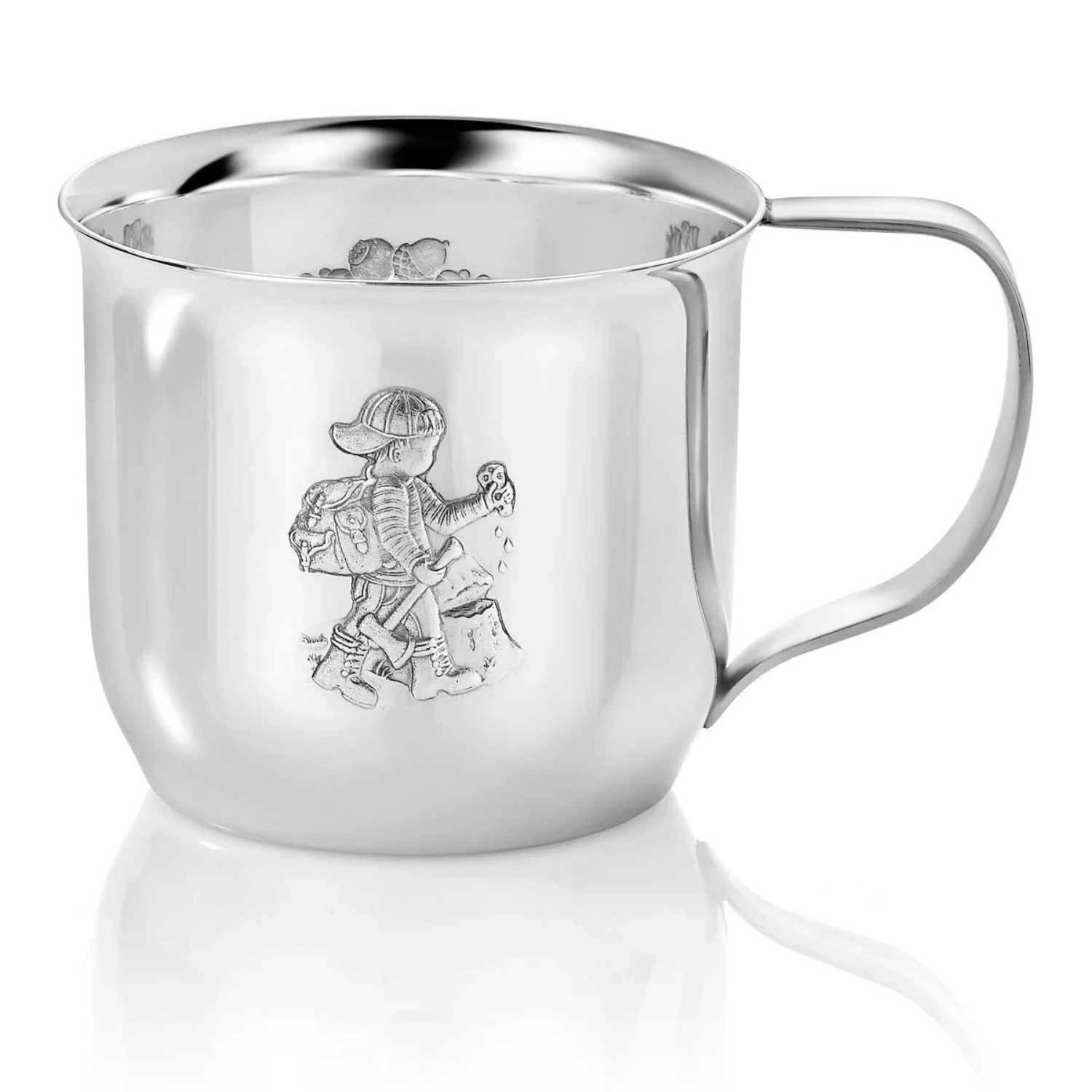 Sølvkrus Espen Askeladd som kappåt, 6 cm - 18850