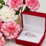 Gullring med zirkonia - COC1690