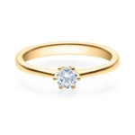 Enstens diamantring Aida med 0,25 ct i 14kt gull. TW-Si. -18016025