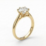 Enstens diamantring Leticia med 1,00 ct i 14kt gull. TW-Si. -18007100