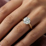 Forlovelsesring  med Lab Grown diamant 2,00 ct  E-VVS2. Leticia