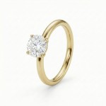 Forlovelsesring i gult gull med Lab Grown diamant 1,00ct TW-VS - Bur5Z00030