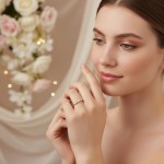 Forlovelsesring i gult gull med Lab Grown diamanter 0,32ct TW-VS - Bur5Z0033