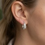 Diamantøredobber i gull med 0,16 ct W-Si - coc3763819