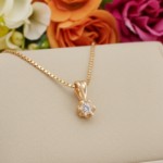 Diamantsmykke Sitara i gull med 0,25 ct W-Si-3221250