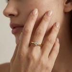 Diamantring forlovelsesring Evita 0,10 ct W-Si-501100