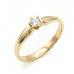 Diamantring forlovelsesring Sofia med 0,15ct W/SI - 120715g