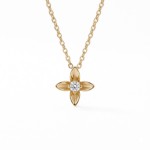 Diamantsmykke i 18 kt gult gull med 0,015 ct W-Si - 08-74-844-45