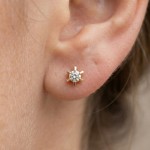 Diamantøredobber Sofia med 2/0,10 ct W-Si-21207100