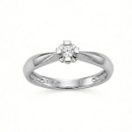 Diamantring forlovelsesring Evita 0,05 ct W-Si-5010500