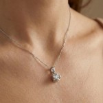 Diamantsmykke Evita i gull med 0,15 ct W-Si-50315