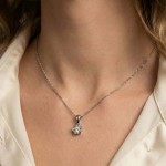 Diamantsmykke Evita i gull med 0,10 ct W-Si-50310