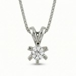 Diamantsmykke Sofia i gull med 0,15 ct W-Si-1120715