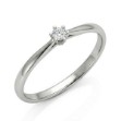 Diamantring i hvitt gull med 0,05 ct W-Si - 546885