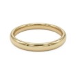 Giftering i gult gull 14kt, 3 mm/1,3 mm. RUBIN - 1830