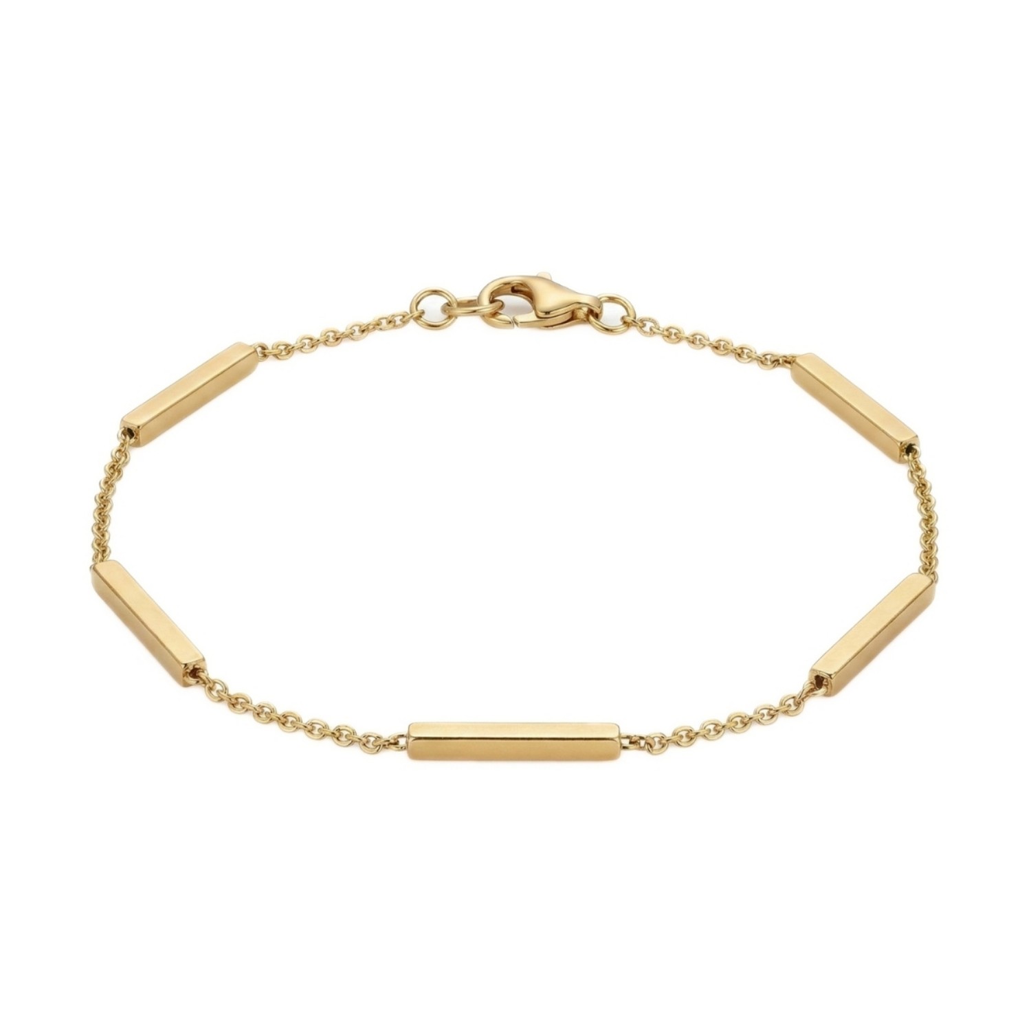 Gult gull armbånd I 18kt gull, 19cm - 01-82-149-19